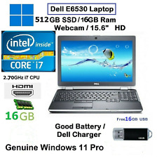 Dell E6530 Fast i7 2.70Gz 256