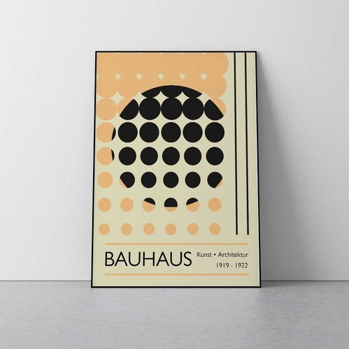 Poster design vintage bauhaus - poster,