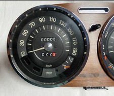 AUTO EPOCA QUADRO STRUMENTI CONTACHILOMETRI FIAT 124 SPECIAL T VEGLIA BORLETTI.