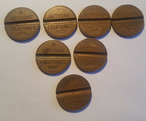 Lotto gettoni telefonici anni - telefonici,