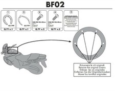 GIVI BF02 FLANGIA PER BORSA