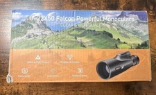 Birds of Prey Optics Falcon 8-22x50 HD telescopio monoculare con custodia e cinturino