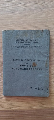 Lambretta 150 libretto - sx,