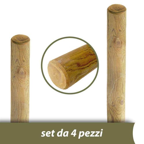 Pali tondi 200 in pino - 200,
