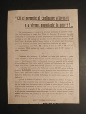WW1 1917 VOLANTINO PROPAGANDA