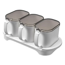  1 set da cucina condimento pentole spezie barattoli spezie pepe spezie