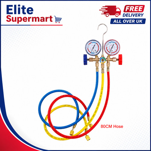 Set manometro collettore vie - set, 3