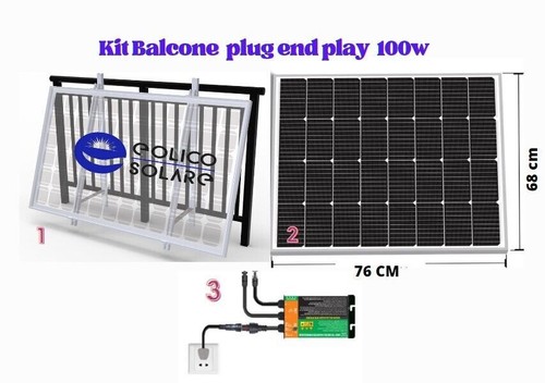 Kit fotovoltaico balcone - da,