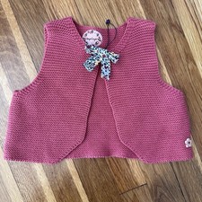 Gilet in maglia rosa Sergent