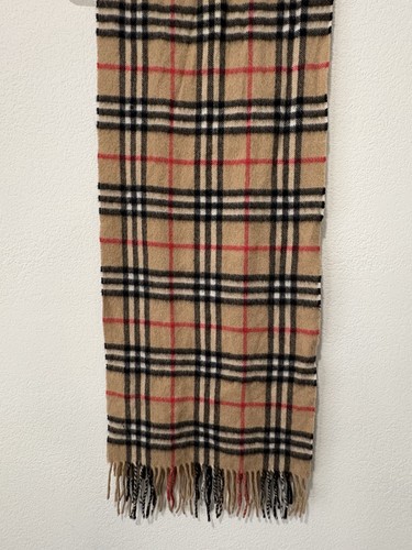 Burberry cashmere scarf - scarf, camel