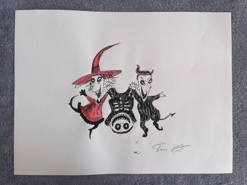 Tim burton painting drawing - tim,