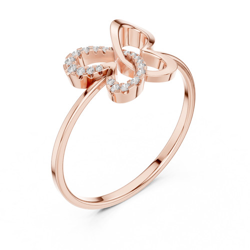 Anello farfalla elegante - farfalla,