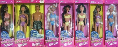 Barbie mattel sparkle beach - barbie,