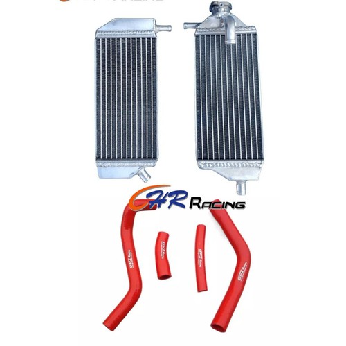 Aluminum radiator and red - radiator,