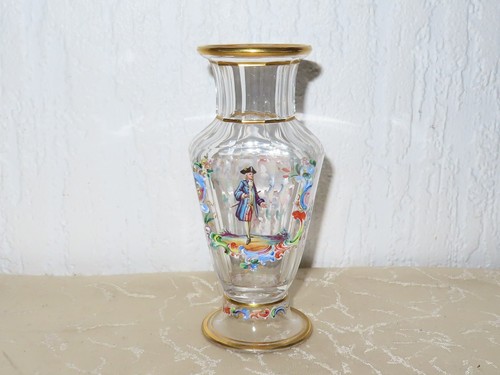 Antico vaso vetro ornamentale - antico,