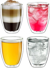 Set 4 Tazze Cappuccino 250Ml