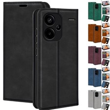 Custodia cellulare custodia protettiva con scomparti per carte chiusura magnetica cover case astuccio