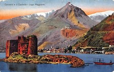 B4966) LAGO MAGGIORE CANNERO CASTELLO BARCA PESCA VERBANIA
