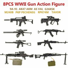 1/6 WWII M240B PKP fucile mitragliatrice assemblare modello arma per action figure