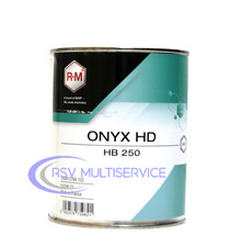R-M HB 250 | Onyx HD vernice base opaca carrozzeria auto | Nero carbone 1 litro