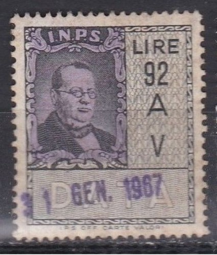 Italia 1963 marca - italia,