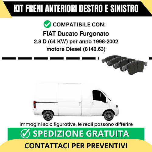 Pastiglie freno anteriori per - anteriori,