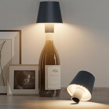 LAMPADA PER BOTTIGLIA CON TAPPO 4800Mah LED RICARICABILE USB TOUCH DIMMERABILE