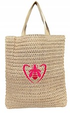 guerlain pouchette grande in paglia 39x34cm