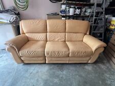 Divano 3 Posti Beige Reclinabile Relax Salotto Sofa Moderno Chateau D’Ax