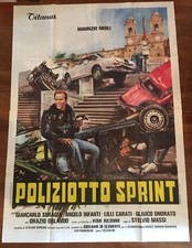 MANIFESTO,4F,M,POLIZIOTTO SPRINT AUTO CAR ALFA ROMEO,FERRARI 250 GT  MERLI MASSI