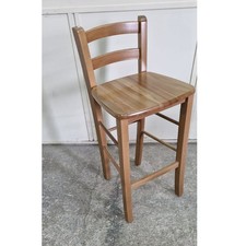 Sgabello con schienale  da bar