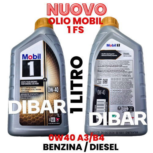Olio mobil 0w40 b4 - a3/b4, 1l