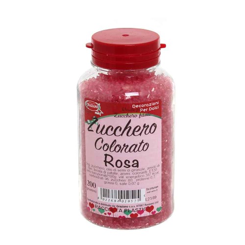 Cristalli zucchero colorato - di,