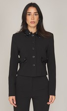 WOMENS TWINSET APPLIED STONE