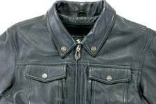 giacca harley davidson L pelle