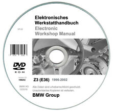 Bmw Z3 (E36) 1996-2002 manuale officina  su cd