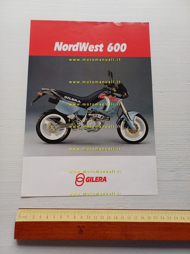 Gilera nordwest 600 depliant - gilera,