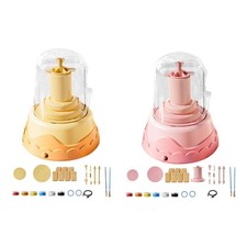 Mini tornio per ceramica fai da te, creatore di argilla portatile, regalo di
