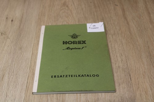 Horex regina ersatzteilliste - regina, 1