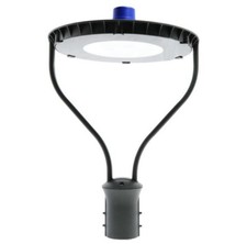Lampione stradale Led 50W Nero IP65 Bianco neutro 4500K con sensore
