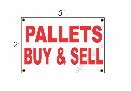 Insegna banner 2x3 pallet - insegna,
