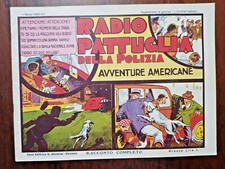 L'AVVENTUROSO- RADIO PATTUGLIA  DELLA POLIZIA  AVVENTURE AMERICANE NERBINI R 830