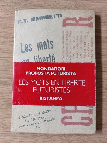 Marinetti les mots - marinetti,