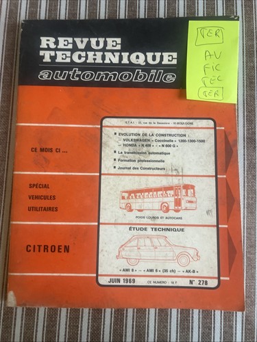 Revue technique citroen ami - technique,