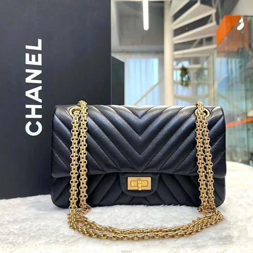 Chanel chevron vintage 55 - chanel,