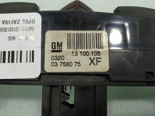 13100105xf warning opel zafira - 13100105xf,