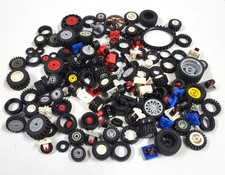 Vintage Moderno Lego Pneumatici Ruote Lotto – Classico Trains Città Misto Fascio