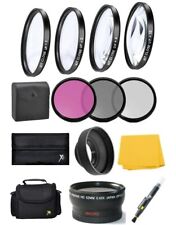 Accessory Lens Filter Kit For Panasonic Lumix DMC-FZ330 FZ300 FZ200 FZ150 FZ100