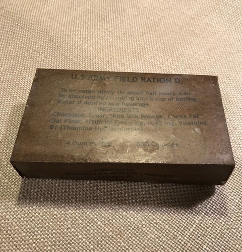 Wwii army chocolate bar - us,