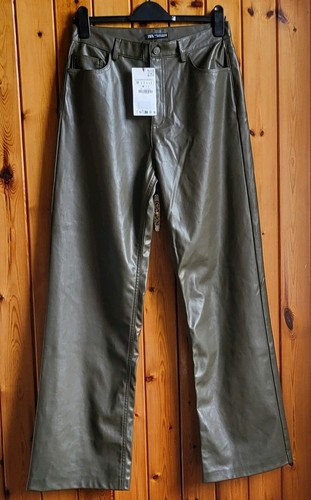 Pantalone zara ecopelle - ecopelle, gamba